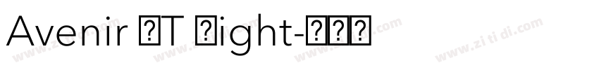 Avenir LT Light字体转换 Avenir LT Light字体转换
